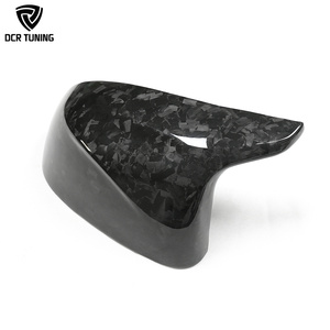 Cubierta de espejo lateral de ala de fibra de carbono seco forjado <span class=keywords><strong>F95</strong></span> para BMW X3M F97 X4M F98 X5M X6M X96 X7M carcasa de carbono Real con Clip - Product Image 4