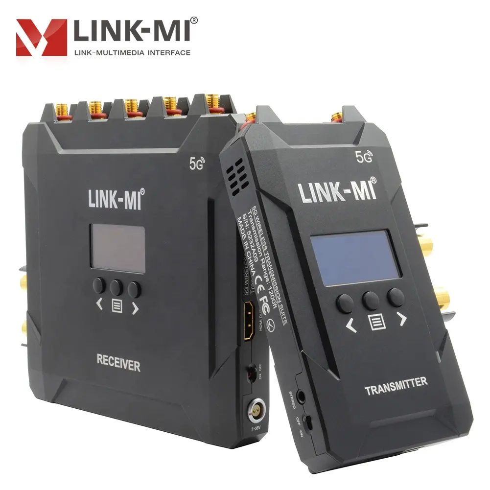 LINK-MI 400M/1300FT 5Ghz 3G-SDI/HDMI Wireless Transmitter Và Receiver 1080P WiFi Hệ Thống Không Dây Cho Các Sự Kiện Trực Tiếp Quay Phim