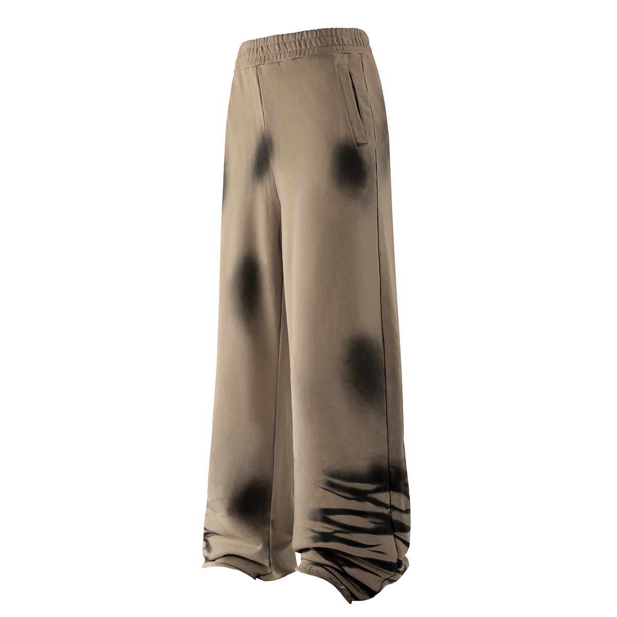 Spray dyed black coffee