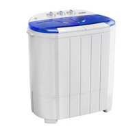 Lave-linge semi-automatique à double cuve pour la lessive à domicile