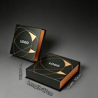 Boîtes rigides magnétiques personnalisées en gros, écologiques, recyclables, carrées, pour emballage alimentaire, bonbons, chocolat, avec lamination brillante UV 2 mm