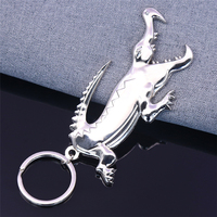 Ouvre-bouteille usine chili personnalisé poisson shaker forme aluminium anodisé ouvre-bouteille porte-clés