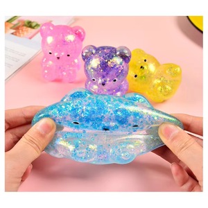 CHENXI New Design <b>Cute</b> Gummy <b>Bear</b> Stress Relief Squeeze Toy 3.5x3.4x4.7cm 39g Fidget Baby Sensory Toy for Ages 8+ - Product Image 5