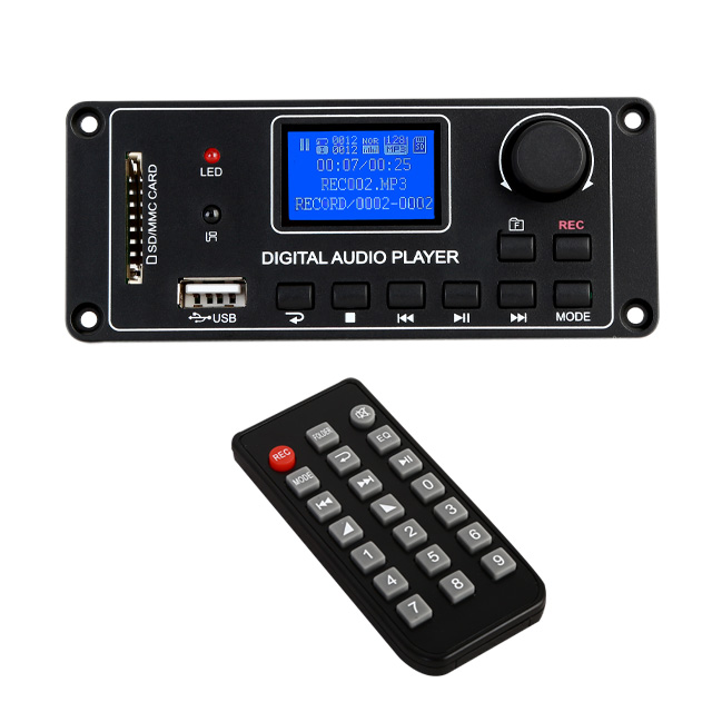 Fabricant de Module de lecteur MP3, Module Audio, BT, FM, AUX, USB, pour enregistrement, 1 pièce