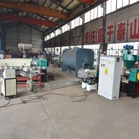 Machine de granulation par extrusion de déchets plastiques PP/PE pour film plastique PP/PE de 150 mm, machine à granulés pour la fabrication de granulés de plastique recyclé