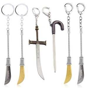 LLavero <span class=keywords><strong>de</strong></span> una pieza con diseño <span class=keywords><strong>de</strong></span> <span class=keywords><strong>barba</strong></span> <span class=keywords><strong>blanca</strong></span>, minillavero <span class=keywords><strong>de</strong></span> Metal con cuchillo y <span class=keywords><strong>barba</strong></span> <span class=keywords><strong>blanca</strong></span> - Product Image 1