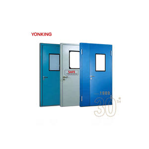 Fabbrica all'ingrosso sala operatoria porta ospedaliera accesso carta vetro automatizzato camera trasparente porta ermetica isolamento acustico - Product Image 5