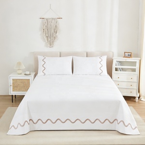 Parures de lit brodées 600TC hypoallergéniques respirantes, <span class=keywords><strong>tissage</strong></span> personnalisé, emballage en boîte, vente en gros pour distributeurs mondiaux - Product Image 5