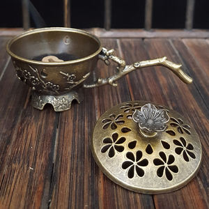 Yaratıcı alaşım el-held Lotus tohumu tütsü brülör kapalı küçük kule tütsü sandal ağacı çay töreni <span class=keywords><strong>Zen</strong></span> aksesuarları - Product Image 2