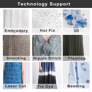 Marka Özelleştirme Yazlık Günlük Dantel Elbise Kadınlar Özel İşlemeli Straplez Çiçek Desenli Şifon Doğal Günlük Tutu Mini Elbise - Product Image 3