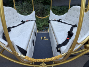 Offre Spéciale : Chariot Électrique Citrouille pour Mariage, Carrosse Doré Cendrillon pour Princesse, Voiture de Luxe pour Mariage et Visites Touristiques - Product Image 6