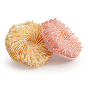 Поддержка пользовательского логотипа многофункциональная Удобная унисекс Массажная щетка для тела с мягкой щетиной силиконовая щетка для ванны - Product Image 5