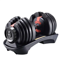 Livraison en une semaine, dropshipping, équipement de gym, mancuernas, poids de 24 kg, haltères réglables/ensemble d'haltères à vendre