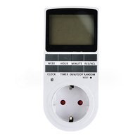 Großbildschirm EU/UK/USA-Stecker 16A 230V/220V Digitaler Timer-Steckdose mit 1-168h Verzögerung für Küchengebrauch