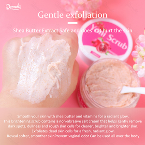 Dromaka Exfoliante Corporal Natural para Aligerar La Vagina, Área Íntima, Cuidado de Manchas Oscuras, Exfoliante Suave, Iluminador Reafirmante - Product Image 2