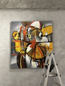 Modern Art Decoration Ornaments Oil Painting Home Wood Decor <b>Wall</b> <b>for</b> Hotel Living Room Apartment Y010 Wood Oil Painting Home De - Product Image 2