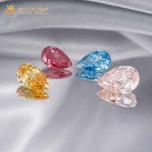 Diamante Goldleaf IGI Report CVD, Corte Pera, 1.51ct, Rosa Intenso Fantasía, VS1, de Guangxi, para Joyería - Product Image 5