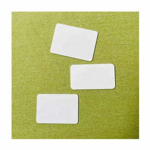 2025 Op Maat Gemaakt Ontwerp Glanzend Wit Aluminium Visitekaartjes Dubbelzijdig Antieke Imitatie Moderne Glanzende Aluminium Sublimatie Blanco - Product Image 1