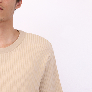 Jersey de punto con cuello redondo OEM y ODM con logotipo personalizado, ropa de punto para hombre, prendas de punto de algodón de manga corta, suéteres para hombre - Product Image 4