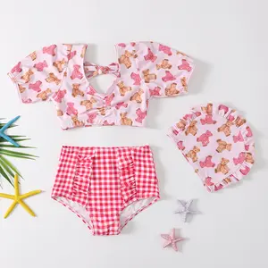 حار بيع مخصص لطيف ملابس سباحة للأطفال بيكيني الفتيات الاطفال السباحة الشاطئ ارتداء السراويل للأطفال الطفل السباحة