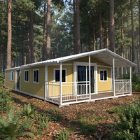 Villa de luxe à double aile extensible, entièrement meublée, 3 chambres, 2 salles de bain, design modulaire