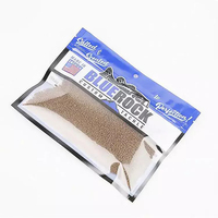 Sac d'emballage en plastique souple refermable à fermeture éclair, conçu sur mesure pour leurres de pêche, avec impression en héliogravure sur 3 côtés, pour hameçons, accessoires de pêche et appâts.