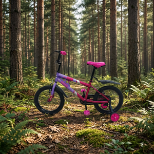 Bicicleta Infantil <span class=keywords><strong>de</strong></span> <span class=keywords><strong>16</strong></span> Pulgadas para Niñas <span class=keywords><strong>de</strong></span> 5 a 8 Años, con Pedales Ordinarios y Cuadro <span class=keywords><strong>de</strong></span> Acero, en Venta - Product Image 2