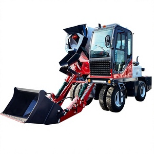 Camion malaxeur à béton autochargeant haute efficacité CHITU, centrale de malaxage mobile, réservoir de 5,5 m, malaxeur multifonctionnel pivotant à 270° - Product Image 1