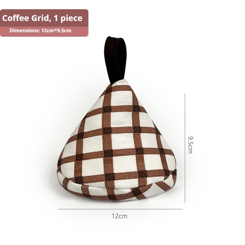Chapeau triangulaire à grille à café (1 pièce)
