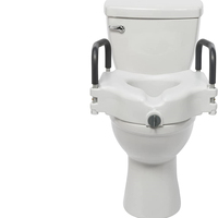 Siège surélevé de toilette pour handicapés et personnes âgées