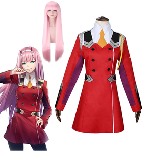 Costume de cosplay <span class=keywords><strong>Anime</strong></span> <span class=keywords><strong>Zero</strong></span> <span class=keywords><strong>Two</strong></span> en vente chaude, ensemble jupe, bas noirs, coiffe, polyester, vêtements d'Halloween pour femmes - Product Image 1