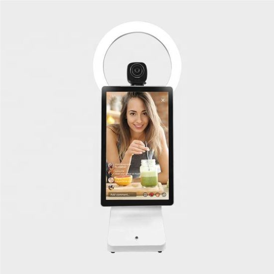 New Style Desktop Video Touch Screen LCD Digital Signage All-In-One Machine Online Broadcasting Device Live Streaming Equipment