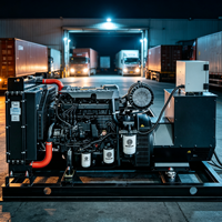 Groupe électrogène diesel 300 kW 60 Hz triphasé avec contrôleur ATS AMF pour entrepôts et alimentation de secours sur site en Arabie Saoudite
