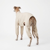 Veste coupe-vent scandinave minimaliste en coton biologique nordique à col mandarin et 4 pattes de patte de pie