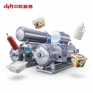 Sterilizzatore a Spruzzo d'Acqua per Scatole in Alluminio e Plastica, <span class=keywords><strong>Autoclave</strong></span> per la Produzione di Carne - Product Image 1