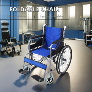 Forniture per terapia riabilitativa per sedia a rotelle manuale su misura in lega di alluminio regolabile leggera portatile - Product Image 5