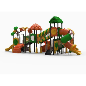 Glissière en plastique durable d'équipement extérieur de terrain de jeu d'enfants passée d'ASTM F1487 pour des enfants dans le parc de ville - Product Image 1