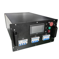 Banco de carga refrigerado por líquido de 36kW 380-480V CA, 6U, montaje en rack de 19 pulgadas, resistencia de carga refrigerada por agua para pruebas de UPS, generadores y centros de datos