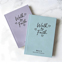 Journal de prière personnalisé avec logo sur mesure, papier épais, carnet de gratitude pour cadeau chrétien