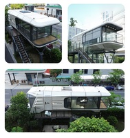 Maison capsule en conteneur, maison mobile en conteneur, maisons en conteneurs, maison de luxe, maison capsule compacte