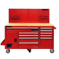 Armoire à outils en acier roulant pour le stockage en atelier Boîte à outils personnalisable OEM ODM Support Garage Mechanic Trolley