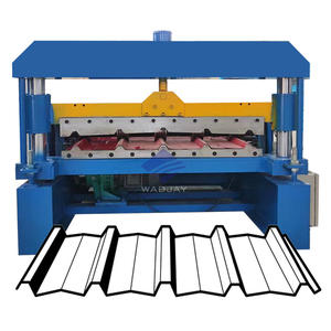 เครื่องกดกระเบื้องอัตโนมัติเครื่องขึ้นรูปม้วนเหล็กแบบชั้นเดียว - Product Image 1