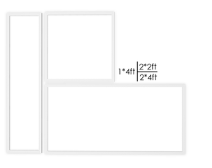 Stock états-unis expédition rapide minimaliste LED panneau lumineux rétro-éclairé CCT puissance réglable gradation Led plat goutte Led panneau lumineux encastré - Product Image 5