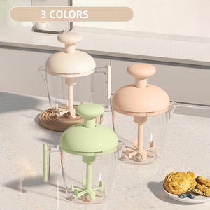 Batteur à crème fouettée <span class=keywords><strong>manuel</strong></span> <span class=keywords><strong>rotatif</strong></span> multifonctionnel pour la cuisine et la pâtisserie à domicile, avec poignée en plastique - Product Image 2