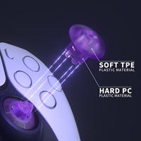 Joystick analogique interchangeable eXtremeRate Bâtons EDGE personnalisés Bâtons de pouce interchangeables pour manette PS5 PS4