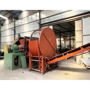 Factory directly supply tire shredder rubber crusher tire recycling rubber powder machine