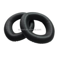 Coussinets d'oreille de remplacement PX360/MM550-X/MM450-X-Coussinets en mousse à mémoire de forme de qualité supérieure avec isolation phonique, noir