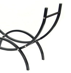 Support à bûches demi-rond <span class=keywords><strong>pour</strong></span> le stockage du <span class=keywords><strong>bois</strong></span>, support incurvé <span class=keywords><strong>pour</strong></span> le stockage du <span class=keywords><strong>bois</strong></span> d'extérieur et d'intérieur, support à bûches <span class=keywords><strong>pour</strong></span> cheminée - Product Image 5