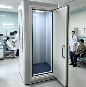 Cabine acoustique insonorisée SAD-105, moderne, durable, écologique, <span class=keywords><strong>en</strong></span> alliage d'aluminium, autoportante, oblongue, pour audiometrie - Product Image 3