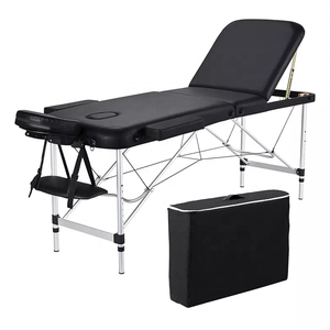 <b>Portable</b> Foldable Massage Table Aluminum Massage <b>Bed</b> with Headrest Armrests and Carry Bag for Salon Studio - Product Image 3